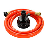 Camco RhinoFlex 10' Clean Out Hose w/Rinser Cap - 5/8" Internal Diameter 22999