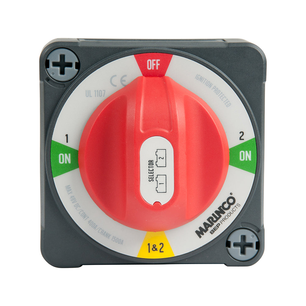 BEP Pro Installer 400A EZ-Mount Battery Selector Switch (1-2-Both-Off) 771-S-EZ