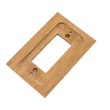Whitecap Teak Ground Fault Outlet Cover/Receptacle Plate 60171