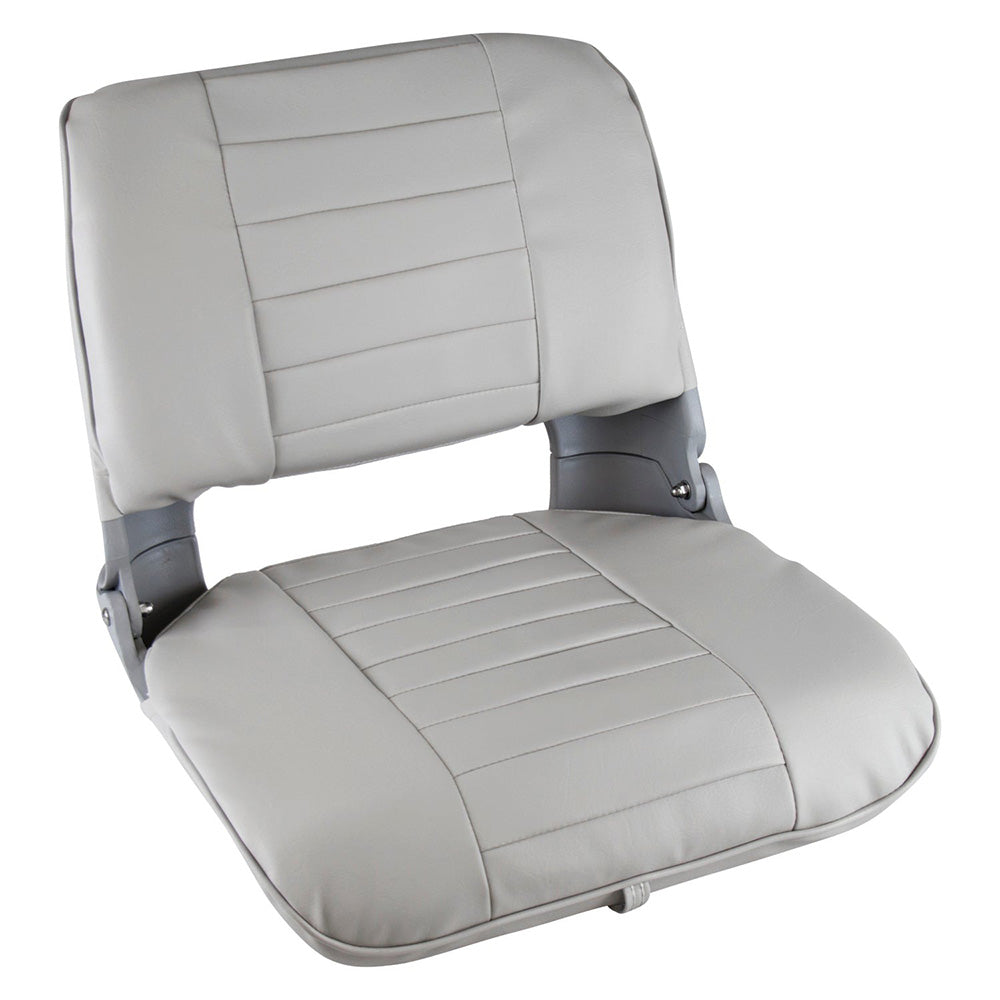 Wise Pro Style Clamshell Fold Down Fishing Seat - Grey 8WD135LS-717