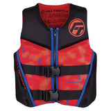 Full Throttle Youth Rapid-Dry Flex-Back Life Jacket - Red/Black 142500-100-002-22