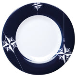 Marine Business Melamine Non-Slip, Flat, Round Dinner Plate - NORTHWIND - 10" Set of 6 15001C