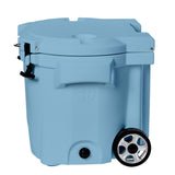 LAKA Coolers 30 Qt Cooler w/Telescoping Handle & Wheels - Blue 1080
