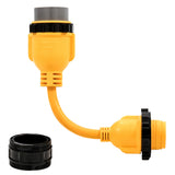 Camco 50AM/30AF Power Grip Marine 12" Locking Adapter - M-Lock/F-Locking Adapter 55625