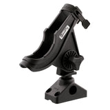 Scotty 280 Bait Caster/Spinning Rod Holder w/241 Deck/Side Mount - Black 280-BK