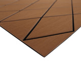 SeaDek 40" x 80" 6mm Two Color Diamond Full Sheet - Brushed Texture - Brown/Black (1016mm x 2032mm x 6mm) 56411-89905