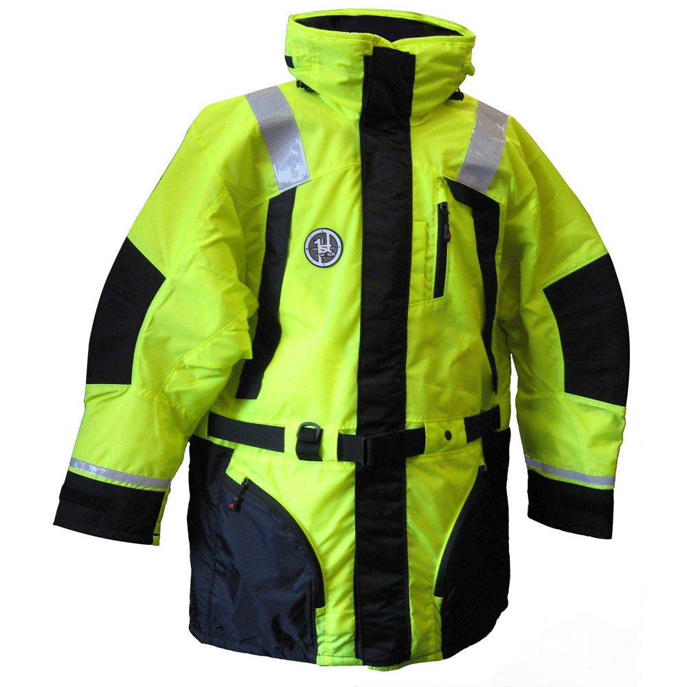 First Watch AC-1100 Flotation Coat - Hi-Vis Yellow - Small AC-1100-HV-S