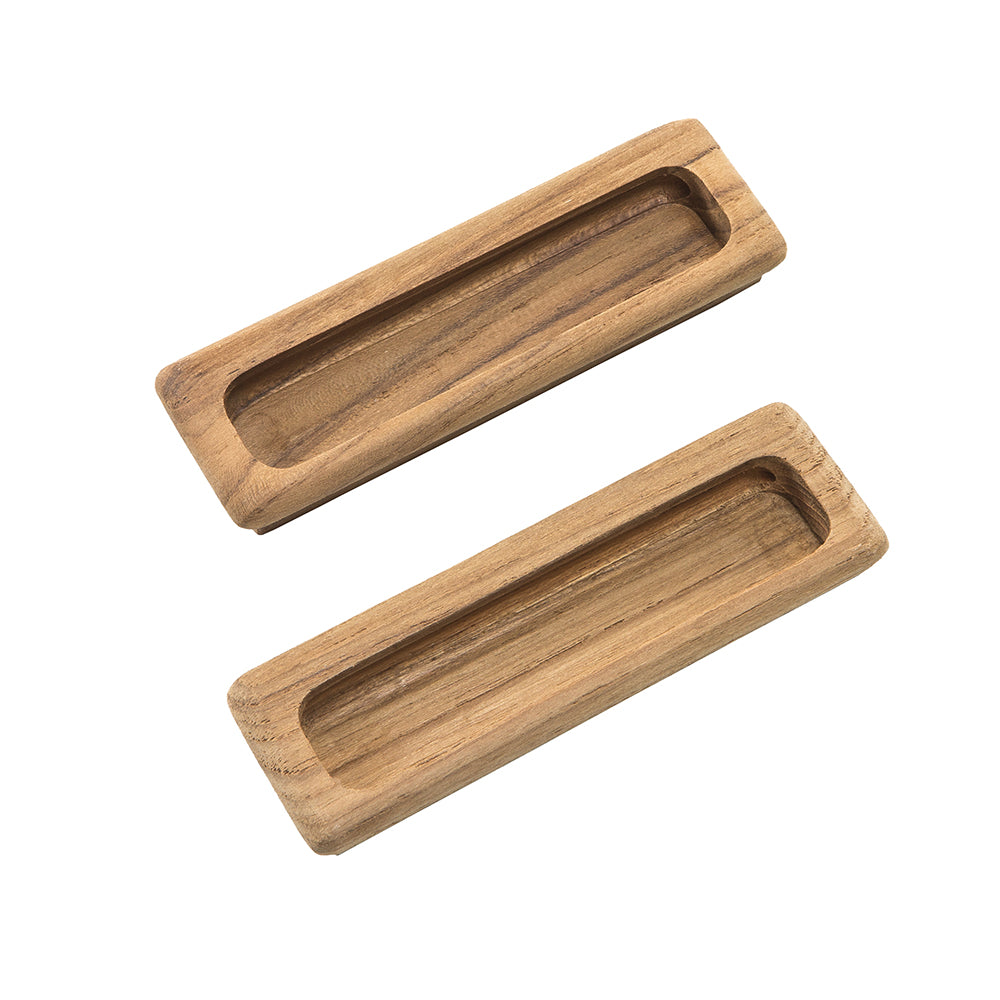 Whitecap Teak Large Rectangular Drawer Pull - 4-1/2"L - 2 Pack 60142-A