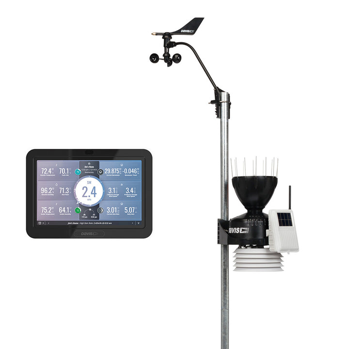 Davis Vantage Pro2 Wireless Weather Station w/WeatherLink Console & Standard Radiation Shield 6252