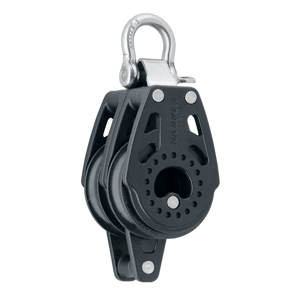 Harken 40mm Carbo Air Double Fixed Block w/Becket 2643