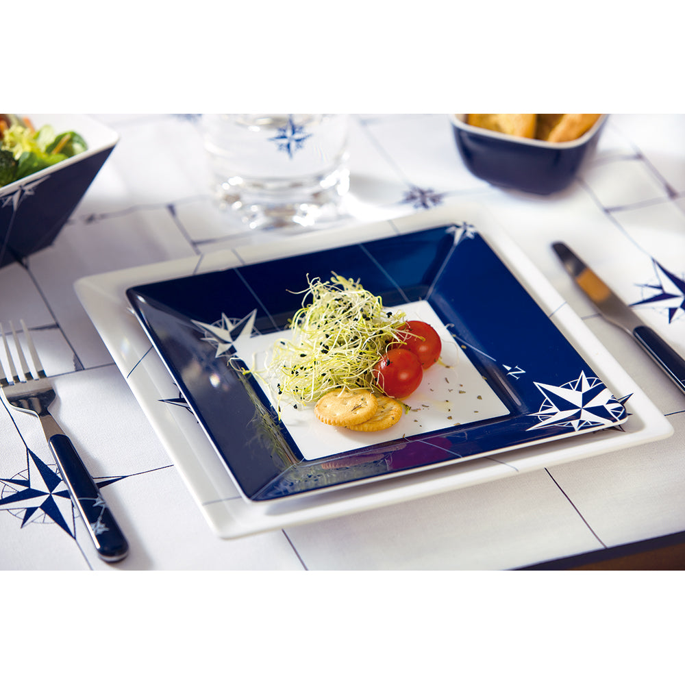 Marine Business Melamine Square Dessert Plate - NORTHWIND - 8.2" Set of 6 15023C
