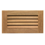 Whitecap Teak Louvered Insert - 6-3/8" x 11-3/16" x 3/4" 60714
