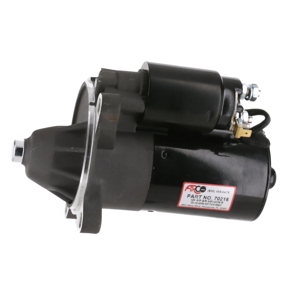 ARCO Marine High-Performance Inboard Starter w/Gear Reduction & Permanent Magnet - Clockwise Rotation (2.3 Fords) 70216