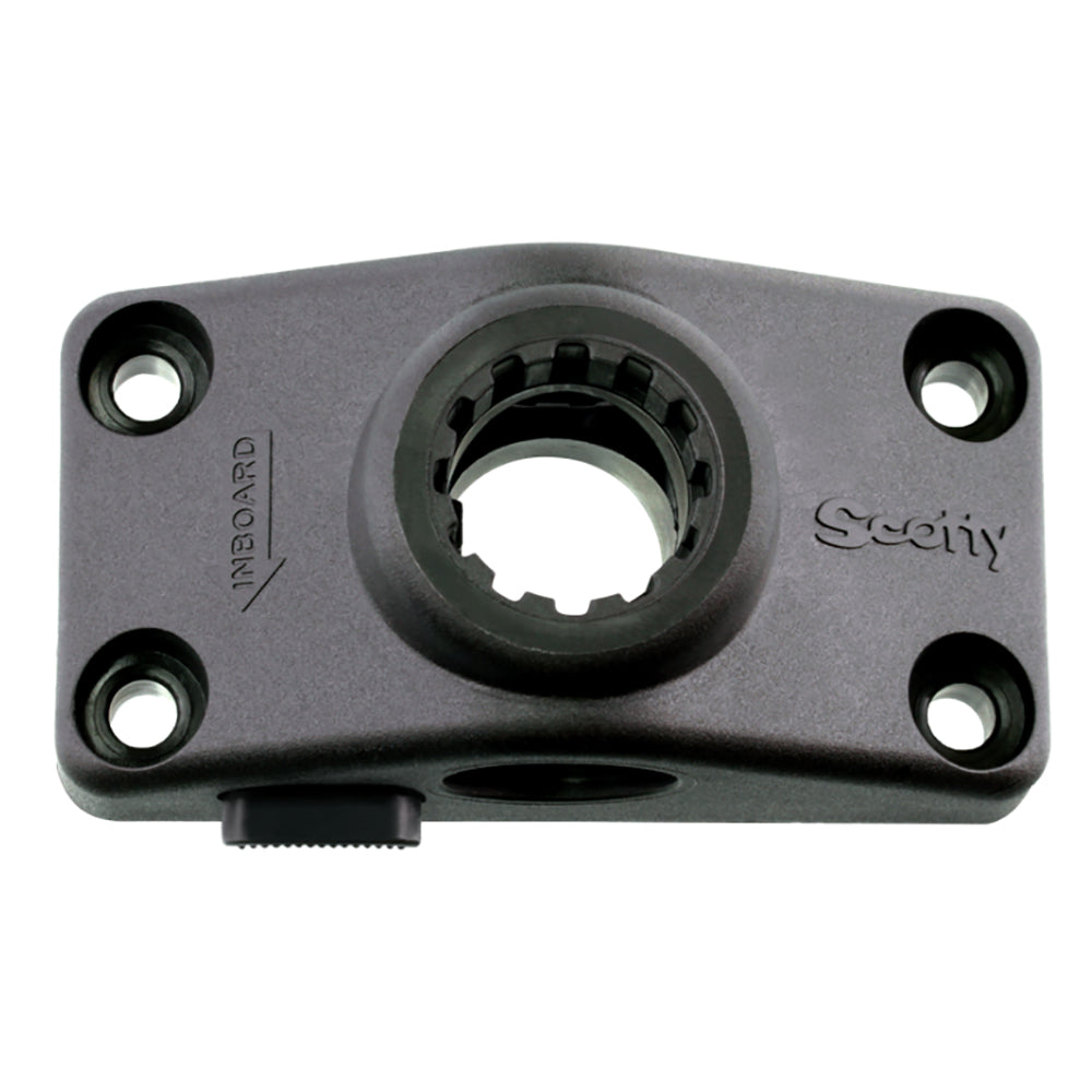 Scotty 241 Locking Combination Side or Deck Mount - Black 241L-BK
