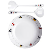 Marine Business Melamine Salad Bowl & Servers - REGATA 12008