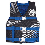 Full Throttle Youth Nylon Life Jacket - Blue/Black 112200-500-002-22