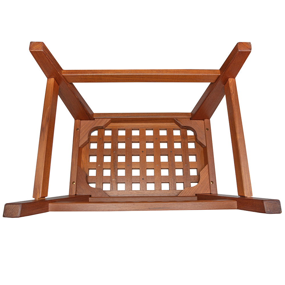 Whitecap Step Stool - Teak 60088