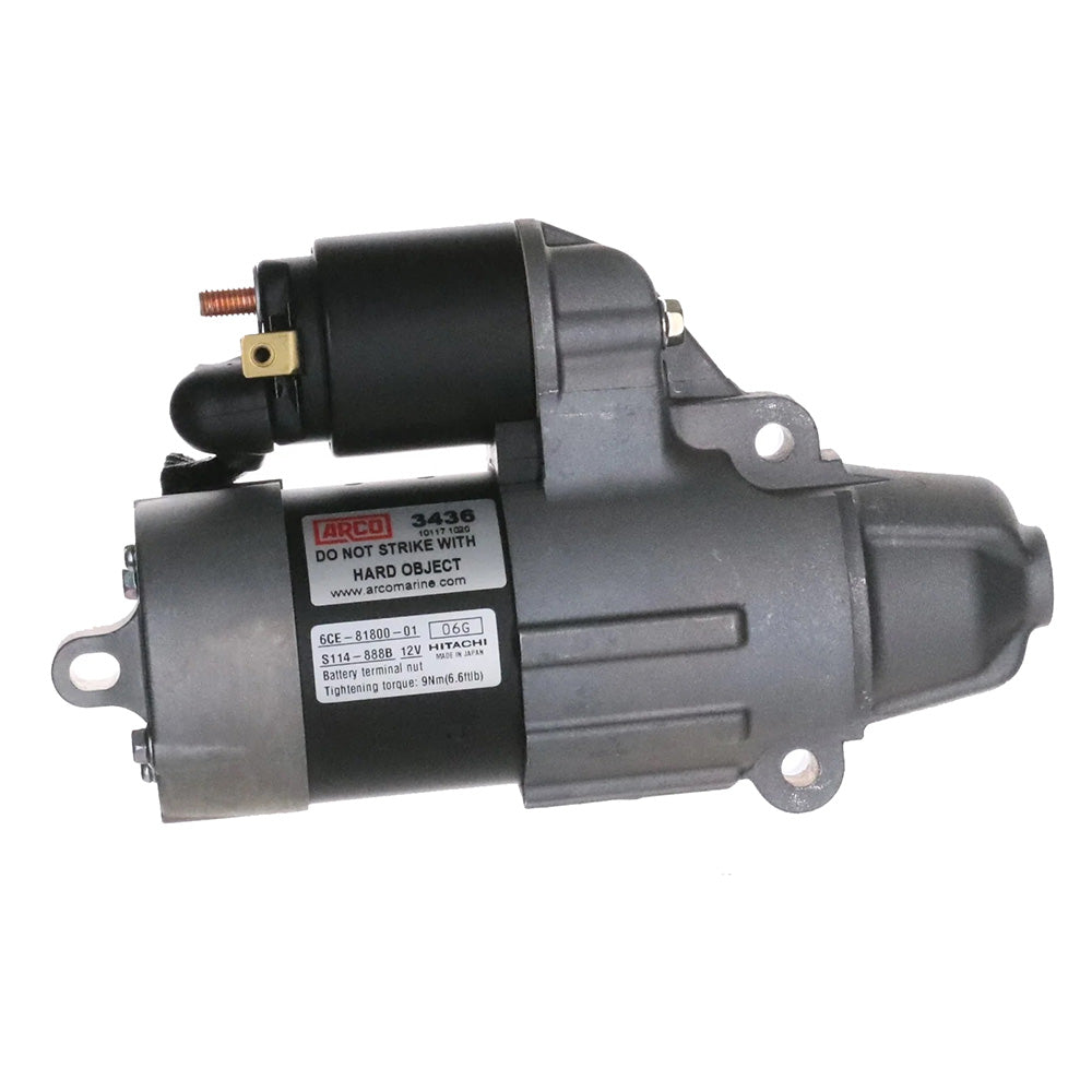 ARCO Marine Premium Replacement Outboard Starter f/Yamaha 200-300HP - 9 Tooth 3436