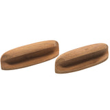 Whitecap Teak Oval Drawer Pull - 4"L - 2 Pack 60147-A