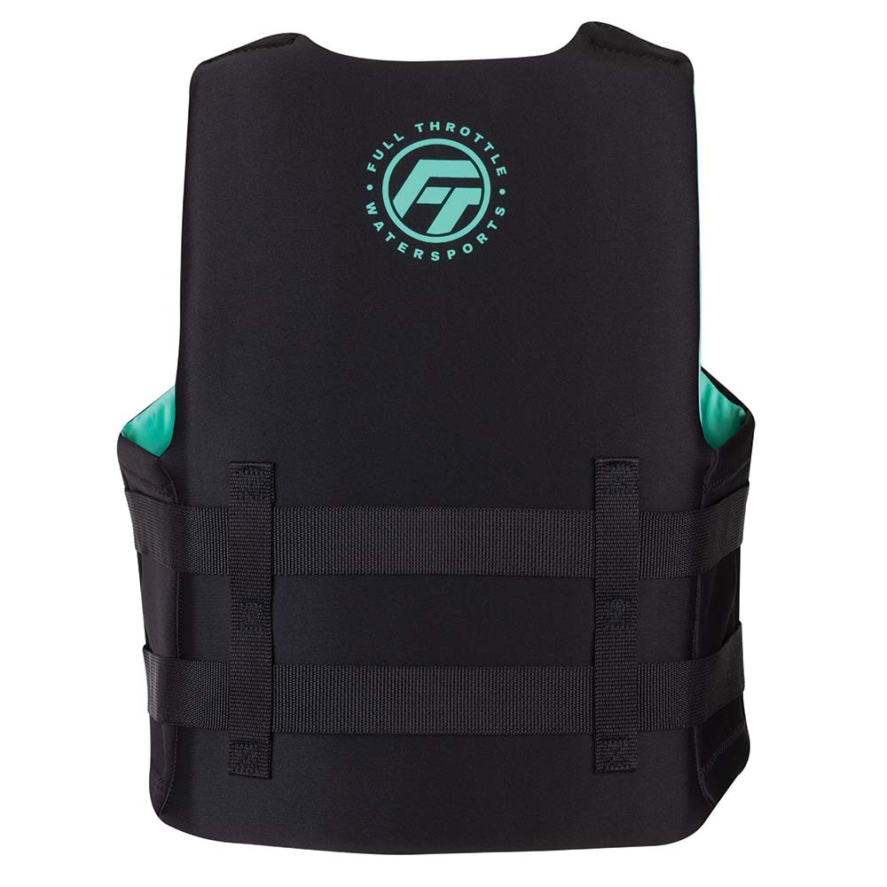 Full Throttle Adult Rapid-Dry Life Jacket - S/M - Aqua/Black 142100-505-030-22