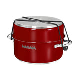 Magma Nestable 10 Piece Induction Non-Stick Enamel Finish Cookware Set - Magma Red A10-366-MR-2-IN