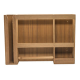 Whitecap Teak Dish/Cup/Paper Towel Rack 62402