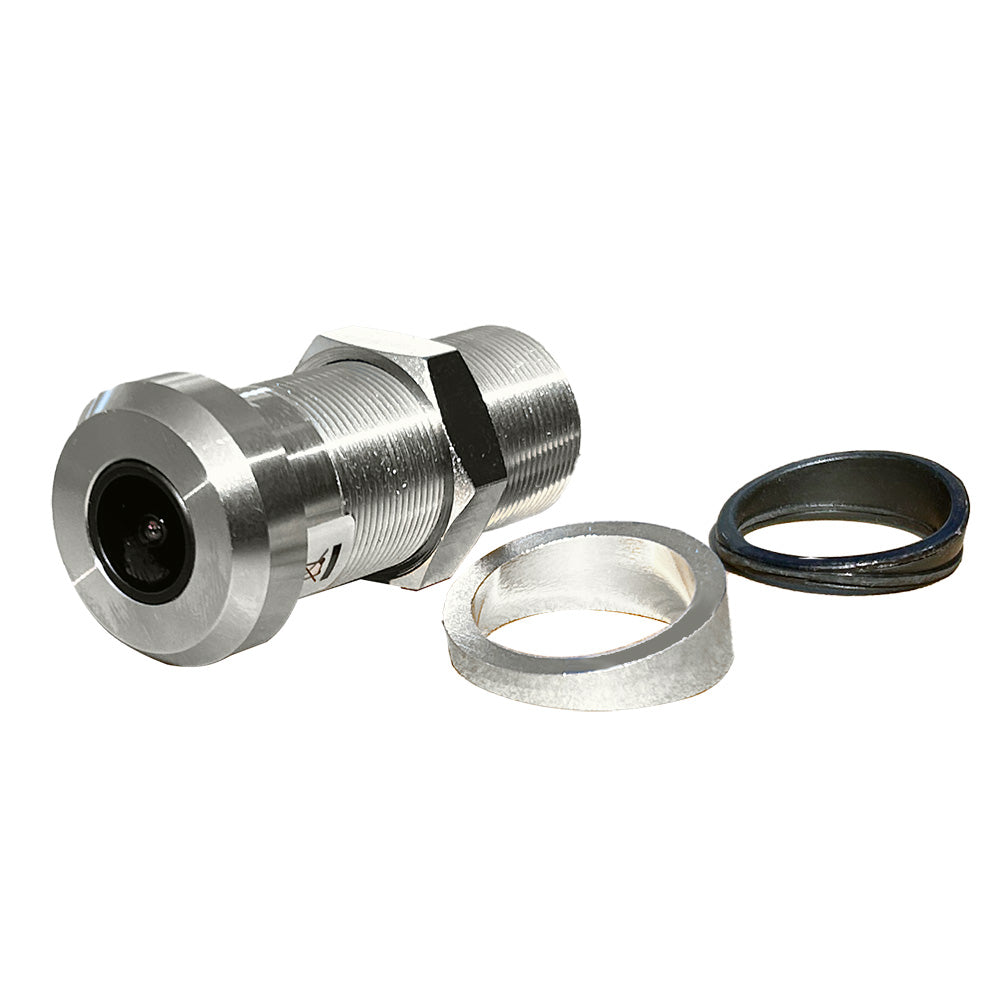 Iris Mini Flush Mount Hi-Resolution Through-Hull Camera - CVBS, TVI, CVI, & AHD IRIS735