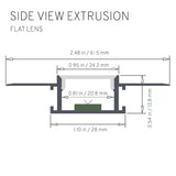 LUMIRON - Aluminum Profile LED Strip - 8FT (L2700-D502-01)