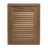 Whitecap Teak Louvered Door & Frame - Right Hand - 15" x 20" 60724