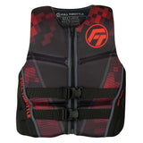 Full Throttle Men's Rapid-Dry Flex-Back Life Jacket - S - Black/Red 142500-100-020-22