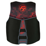 Full Throttle Men's Rapid-Dry Flex-Back Life Jacket - S - Black/Red 142500-100-020-22