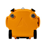 LAKA Coolers 30 Qt Cooler w/Telescoping Handle & Wheels - Orange 1086