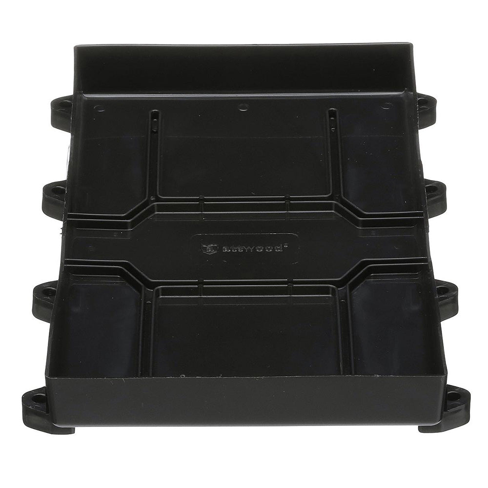 Attwood Marine Battery Tray with Straps, For Group 29/31 Batteries, 12-7/8 in x 7 in, Up to 10-1/2 in Tall