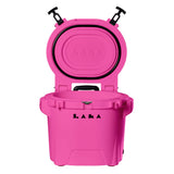 LAKA Coolers 30 Qt Cooler w/Telescoping Handle & Wheels - Pink 1081