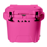 LAKA Coolers 30 Qt Cooler w/Telescoping Handle & Wheels - Pink 1081