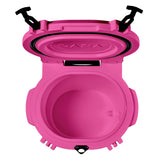 LAKA Coolers 30 Qt Cooler w/Telescoping Handle & Wheels - Pink 1081