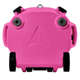 LAKA Coolers 30 Qt Cooler w/Telescoping Handle & Wheels - Pink 1081