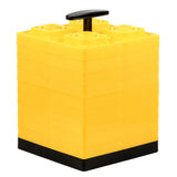 Camco FasTen Leveling Blocks w/T-Handle - 2x2 - Yellow *10-Pack 44512