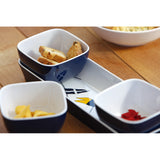 Marine Business Melamine Snack Set - REGATA - Set of 4 12013