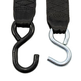 Camco Retractable Tie Down Straps - 2" Width 6' Dual Hooks 50031