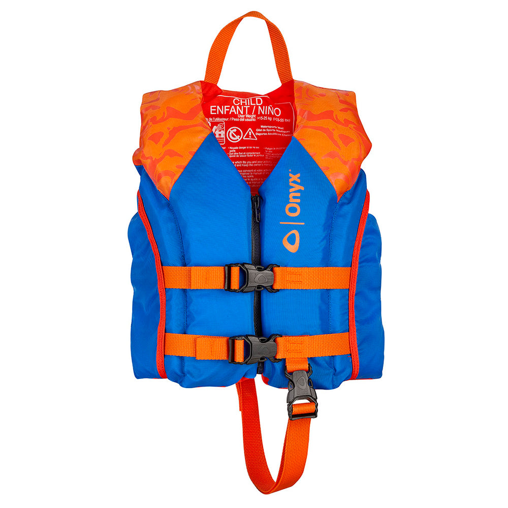 Onyx Shoal All Adventure Child Paddle & Water Sports Life Jacket - Orange 121000-200-001-21