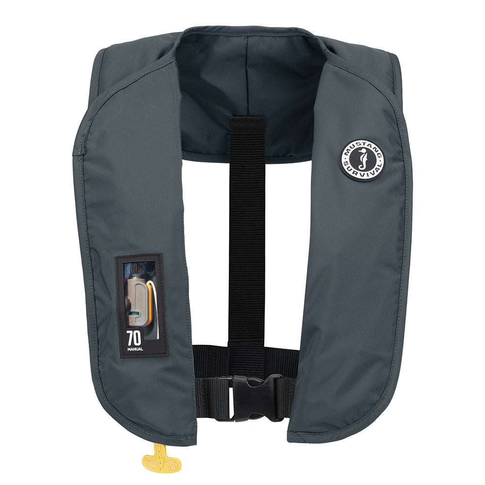 Mustang MIT 70 Manual Inflatable PFD - Admiral Grey MD4041-191-0-202