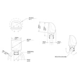 Scanstrut Scanpod Single Instrument Pod Rail Mount - Cut f/Standard Instrument - Fits 1" - 1.33" Rails SPR-1I-RM