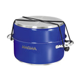 Magma Nestable 10 Piece Induction Non-Stick Enamel Finish Cookware Set - Cobalt Blue A10-366-CB-2-IN