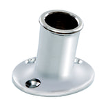 Whitecap Top-Mounted Flag Pole Socket CP/Brass - 3/4" ID S-5001