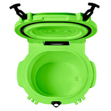 LAKA Coolers 30 Qt Cooler w/Telescoping Handle & Wheels - Lime Green 1083