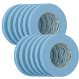 FrogTape CP 250 Medium-High Adhesion Masking Tape - 18MM x 55M x 8-Pack - Light Blue - Rated for 250°F 105770