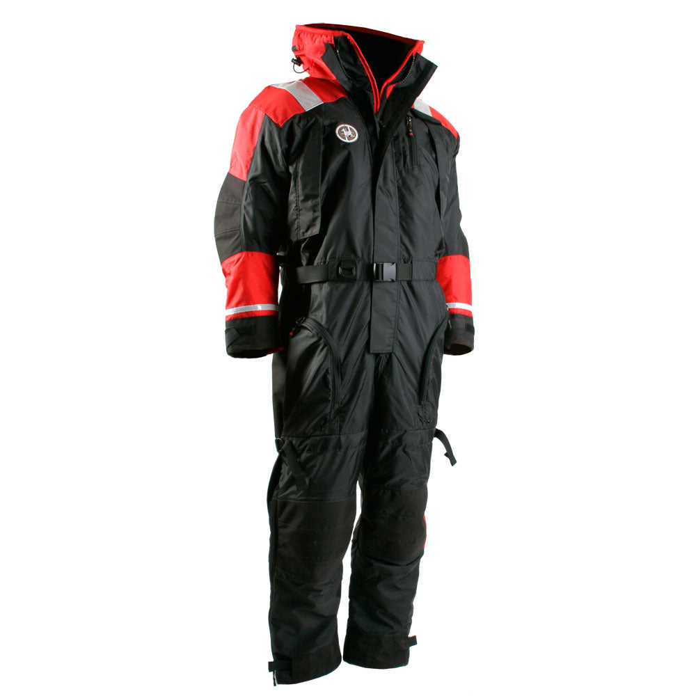 First Watch AS-1100 Flotation Suit - Red/Black - 3XL AS-1100-RB-3XL