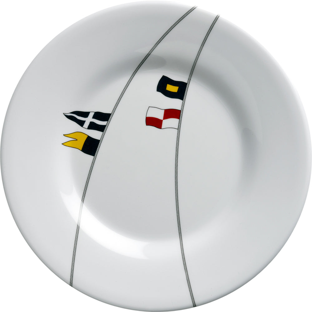 Marine Business Melamine Round Dessert Plate - REGATA - 7" Set of 6 12003C