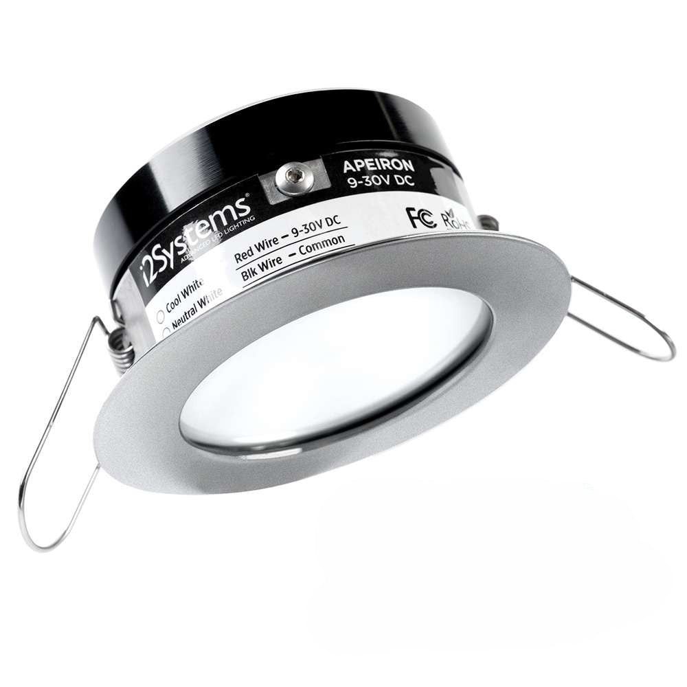 i2Systems Apeiron Pro A503 Spring-Mount Downlight, 3W, 9-30VDC, IP67
